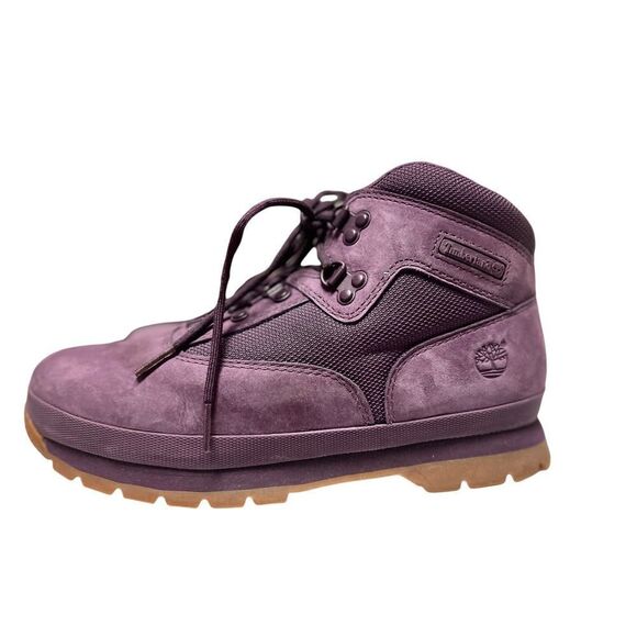 TIMBERLAND PURPLE SUEDE BOOTS GIRLS SIZE 7 - Picture 1 of 9